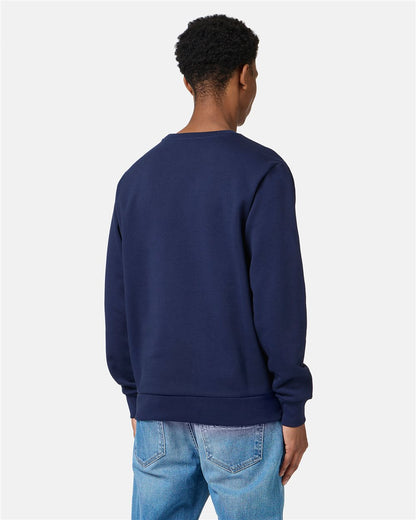 Slim fit blue sweatshirt in cotton with Iceberg logo embroidery