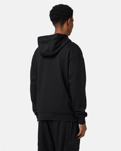 Regular fit black hoodie with SpongeBob print and logo embroidery